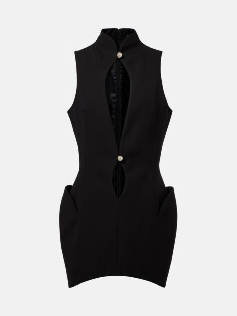 MUGLER cut-out mini dress