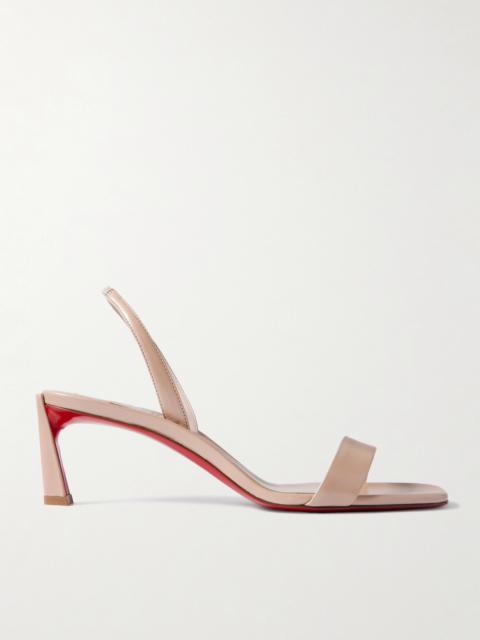 Christian Louboutin O Condora 55 Leather Slingback Sandals