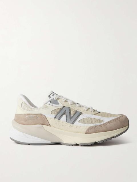 New Balance 990v6 Suede and Mesh Sneakers