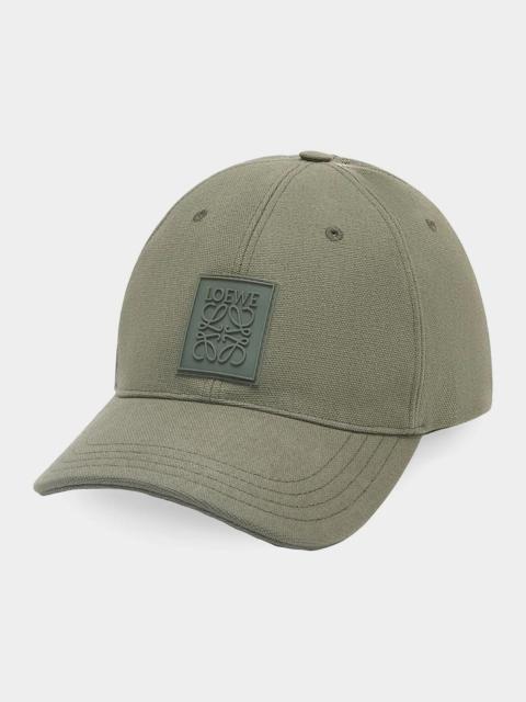 Loewe Men's Anagram Patch Cotton Baseball Cap