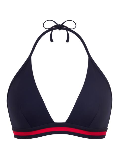 Vilebrequin Women Halter Bikini Top Solid - Vilebrequin x Ines de la Fressange