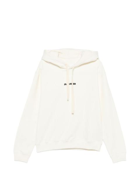Jil Sander logo-print hoodie