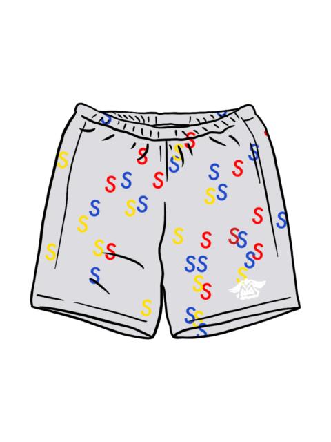 Supreme Supreme Embroidered S Sweatshort Ash Grey