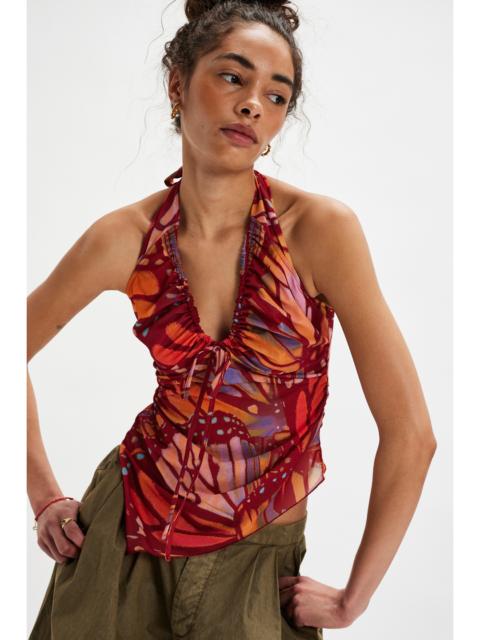 FREE PEOPLE Butterfly Effect Halter Top