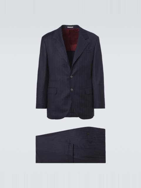 Brunello Cucinelli Pinstripe virgin wool suit