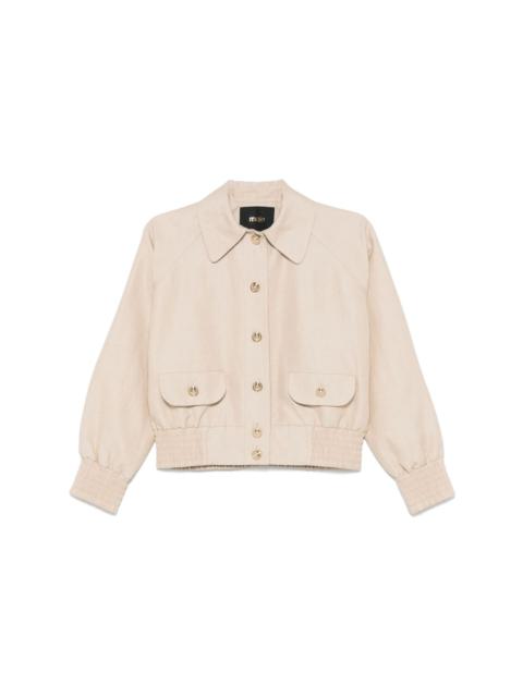 maje raglan-sleeve bomber jacket