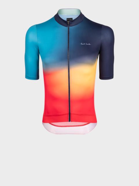 Paul Smith 'Artist Stripe Fade' Race Fit Cycling Jersey