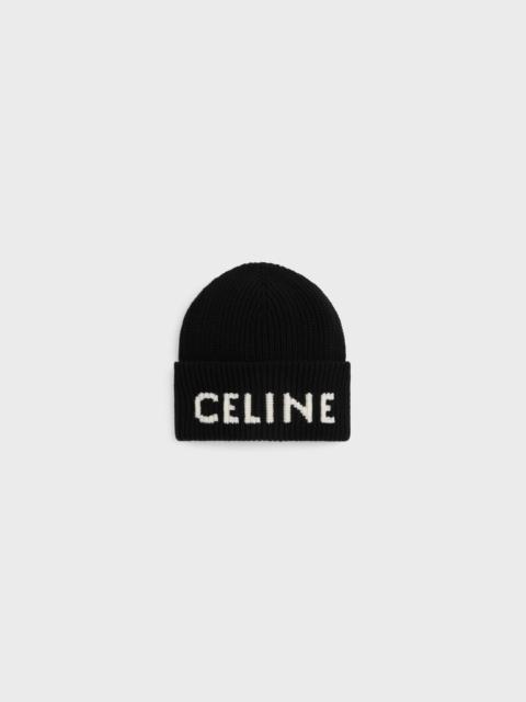 CELINE celine beanie IN wool cashmere