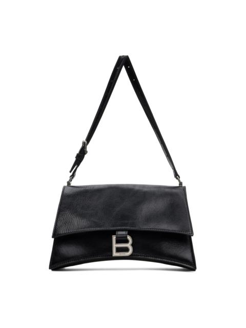 BALENCIAGA Black Crush Small Sling Bag