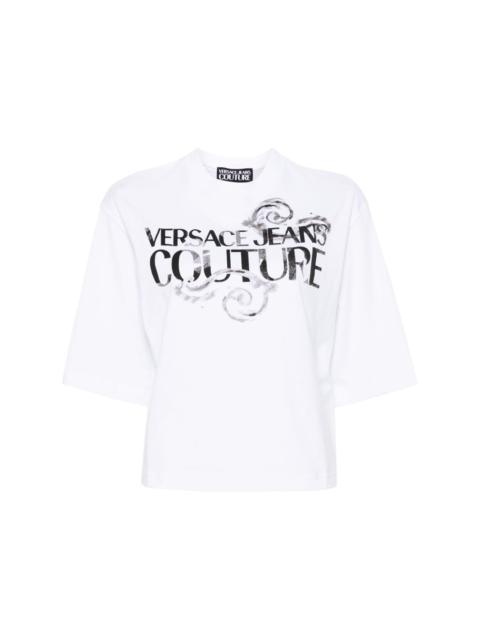 VERSACE JEANS COUTURE logo-print cotton T-shirt