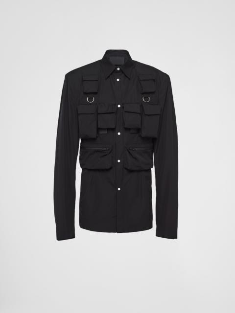 Single-breasted cotton jacket