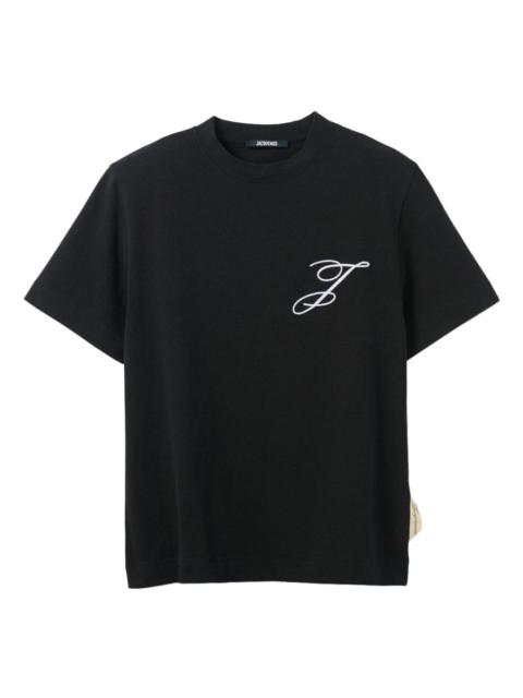 JACQUEMUS logo-embroidered T-shirt