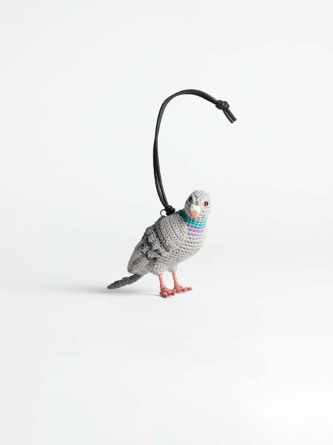 JW Anderson HAND-CROCHETED PIGEON CHARM