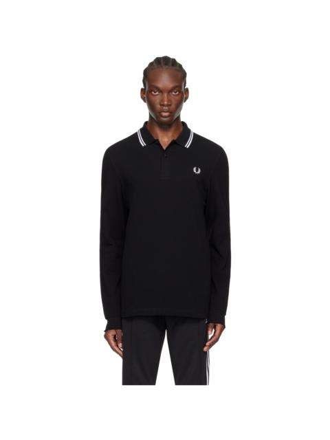 Fred Perry Black Striped Polo