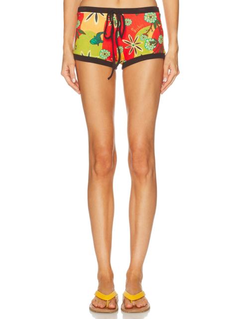 SIEDRÉS Afra Multicolor Floral Short