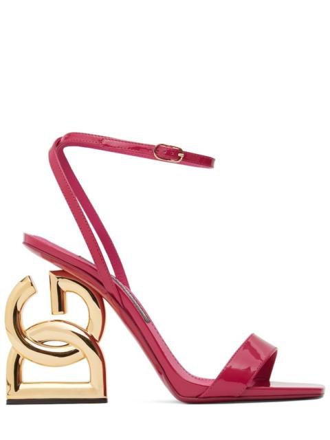 105mm Keira patent leather sandals