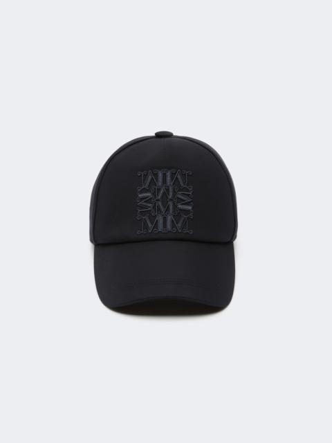 Max Mara SALMONE Gabardine water-repellent baseball cap - MIDNIGHTBLUE