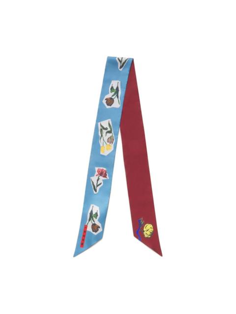 Marni floral-print silk scarf