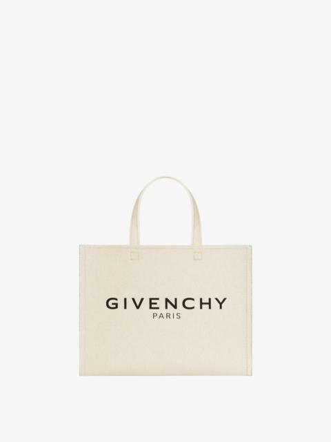 SMALL G-TOTE SHOPPING BAG IN CANVAS