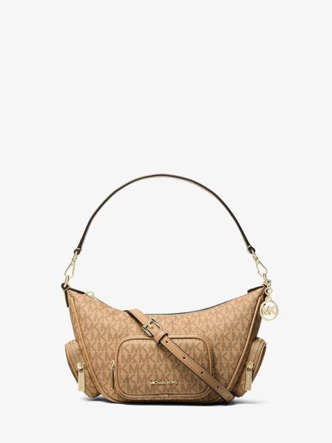 MICHAEL KORS Merritt Small Signature Logo Convertible Shoulder Bag