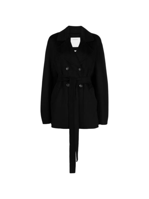 Sportmax belted double-breasted jacket