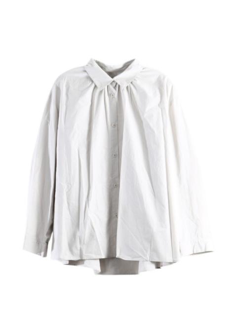 AMOMENTO gathered long-sleeve shirt