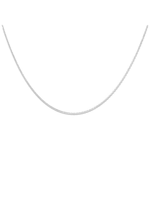 STONE AND STRAND Platinum Diamond Cut Cable Chain