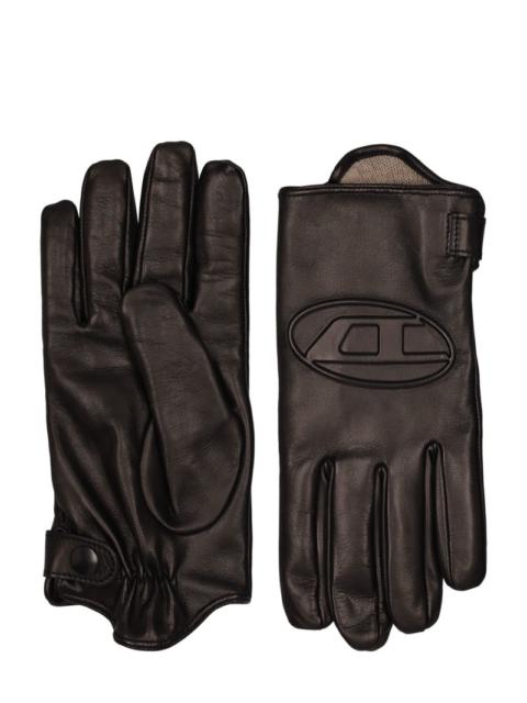 Diesel Oval-D soft Napa leather gloves