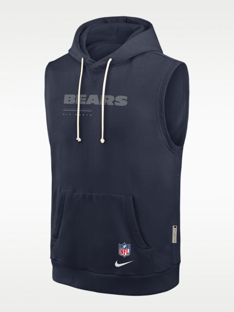 Nike Chicago Bears Sideline Men's Nike Dri-FIT NFL Sleeveless Pullover Hoodie
