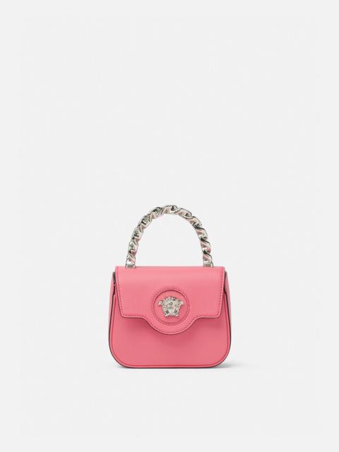 La Medusa Small leather tote in pink - Versace
