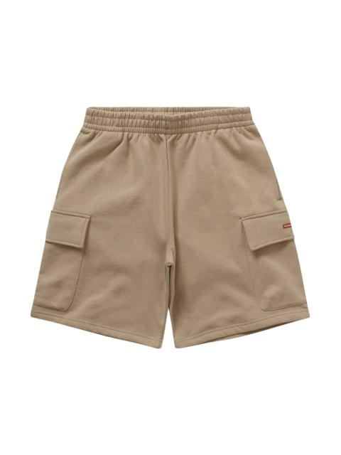 Supreme Supreme Small Box Baggy Cargo Sweatshort Tan