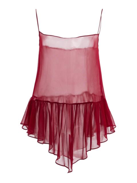 TOVE Harlowe Ruffled Silk Top