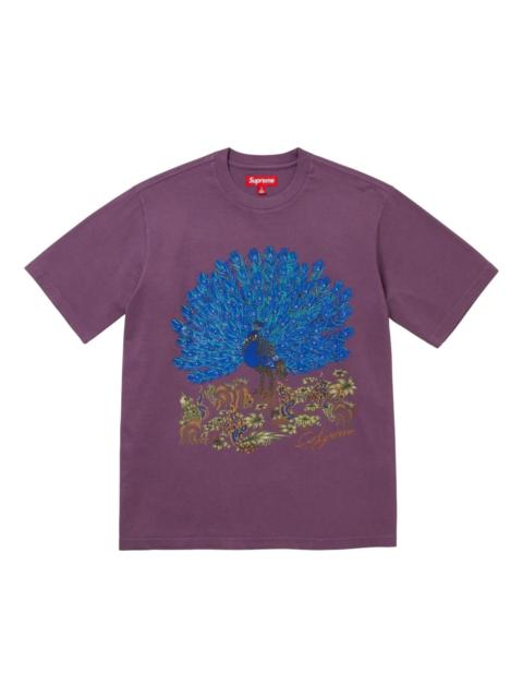 Supreme Supreme FW25 Peacock S/S T-Shirt 'Purple' FW25KN96-PURPLE