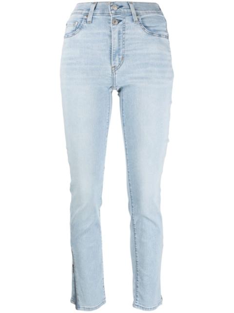 Levi's ankle-zips skinny jeans