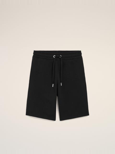AMI Paris BLACK COTTON AMI DE COEUR SHORT