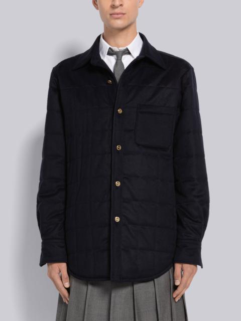 Thom Browne Cashmere Down Shirt Jacket