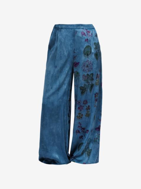 Avant Toi floral-print palazzo pants