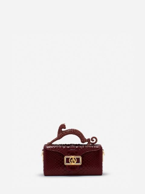 Lanvin PENCIL CAT PYTHON AND RHINESTONE BAG