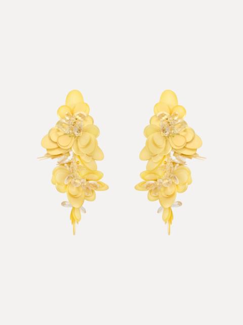 Oscar de la Renta SEQUIN CASCADE EARRINGS