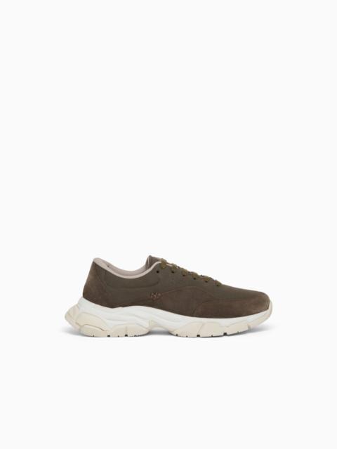 GIORGIO ARMANI SUEDE SNEAKERS