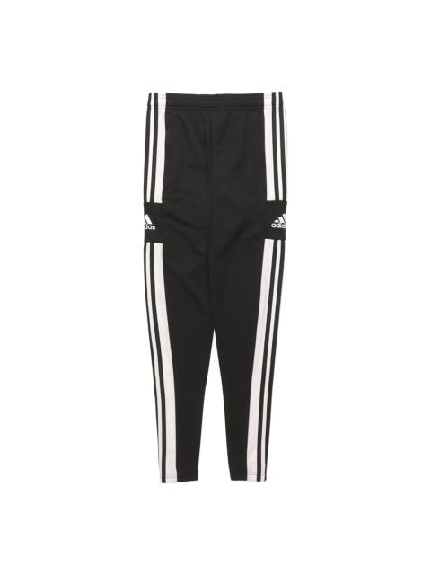 adidas adidas Classic Stripes Logo Knitted Sports Pants Men's Black GK9545