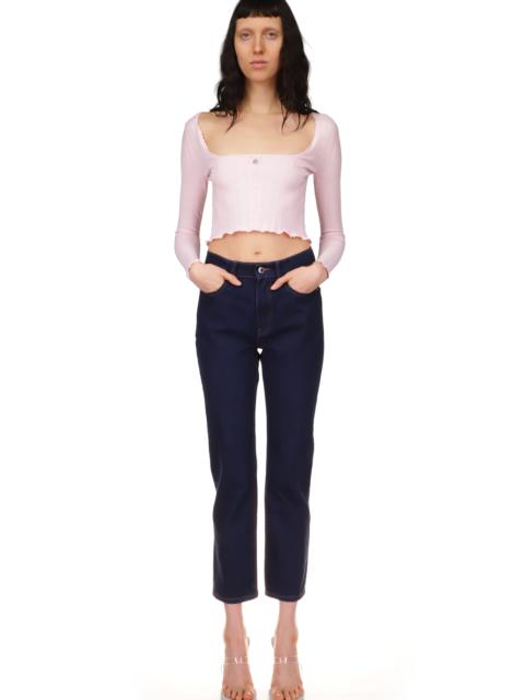 Alexander Wang OG HIGH-RISE STOVEPIPE JEAN IN DENIM