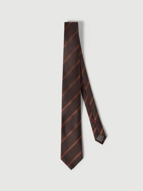 Brunello Cucinelli Striped silk tie