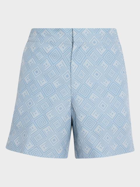 FRESCOBOL CARIOCA Men & apos;s Porto Classic Angra Maderia Swim Trunks
