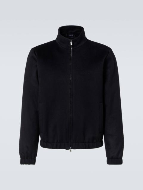 SAMAN AMEL Camillo cashmere bomber jacket