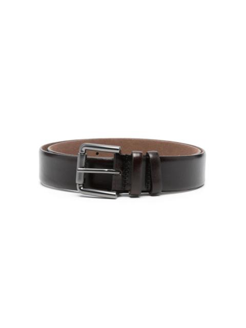 Max Mara grained leather belt