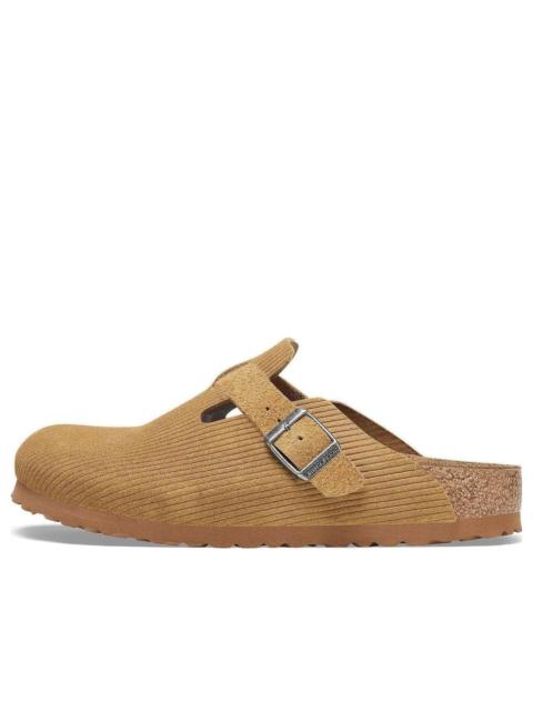BIRKENSTOCK Birkenstock Birkenstock Boston Suede Embossed 'Butterscotch Brown' 1025647