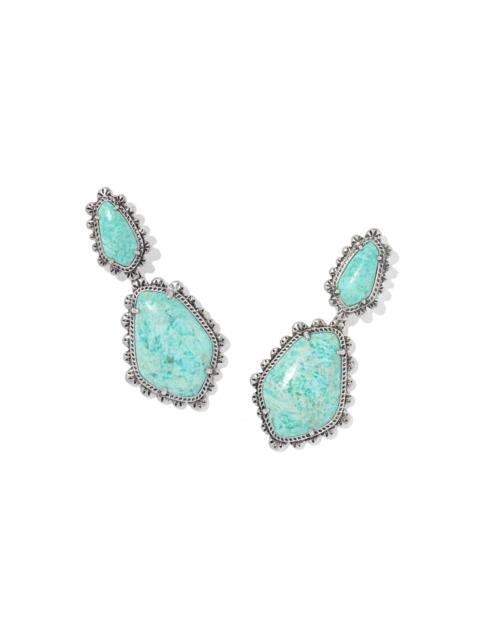 KENDRA SCOTT Ellery Vintage Silver Statement Earrings