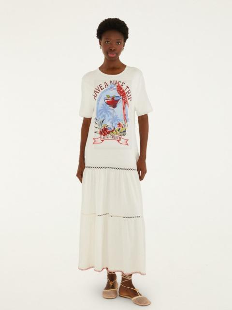 FARM RIO Have A Nice Trip Organic Cotton Maxi Dress