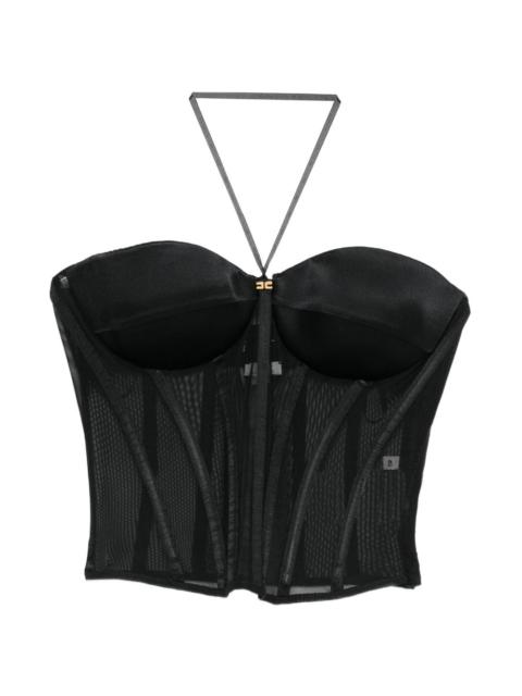 ELISABETTA FRANCHI mesh corset top